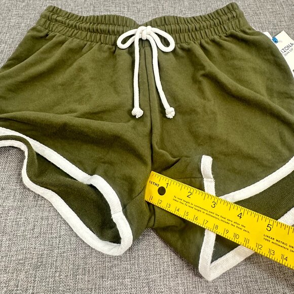 NEW!‎ Classic 80's Arizona Shorts Rick Avocado XS $36 Drawstring Elastic Stretch - Picture 5 of 11
